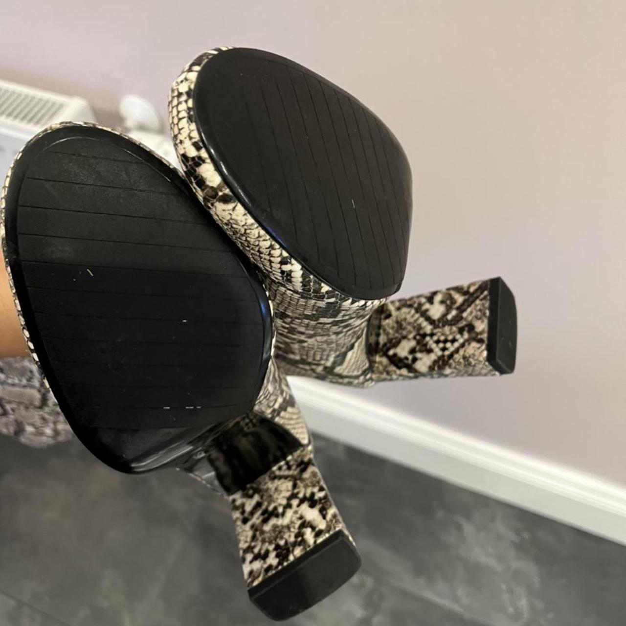 zara bottines serpent