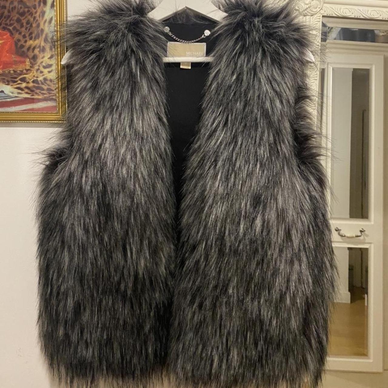 Michael kors fur deals gilet