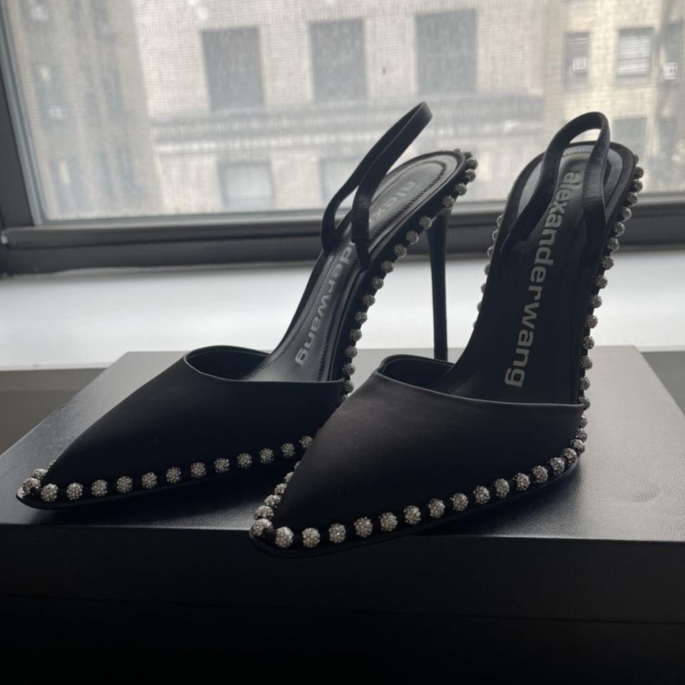 Alexander wang rina heels best sale