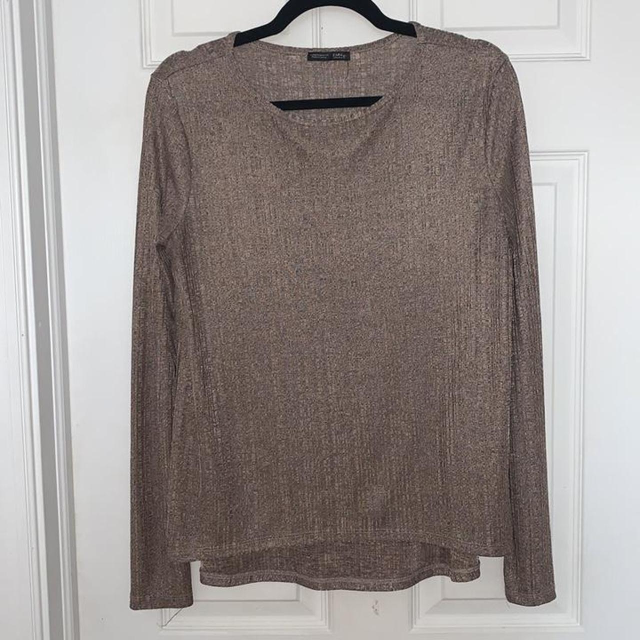 Like new. Zara sheer long sleeved top. No tag but I... - Depop