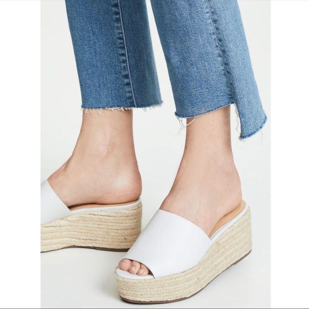 Schutz Women's Tan and White Loafers