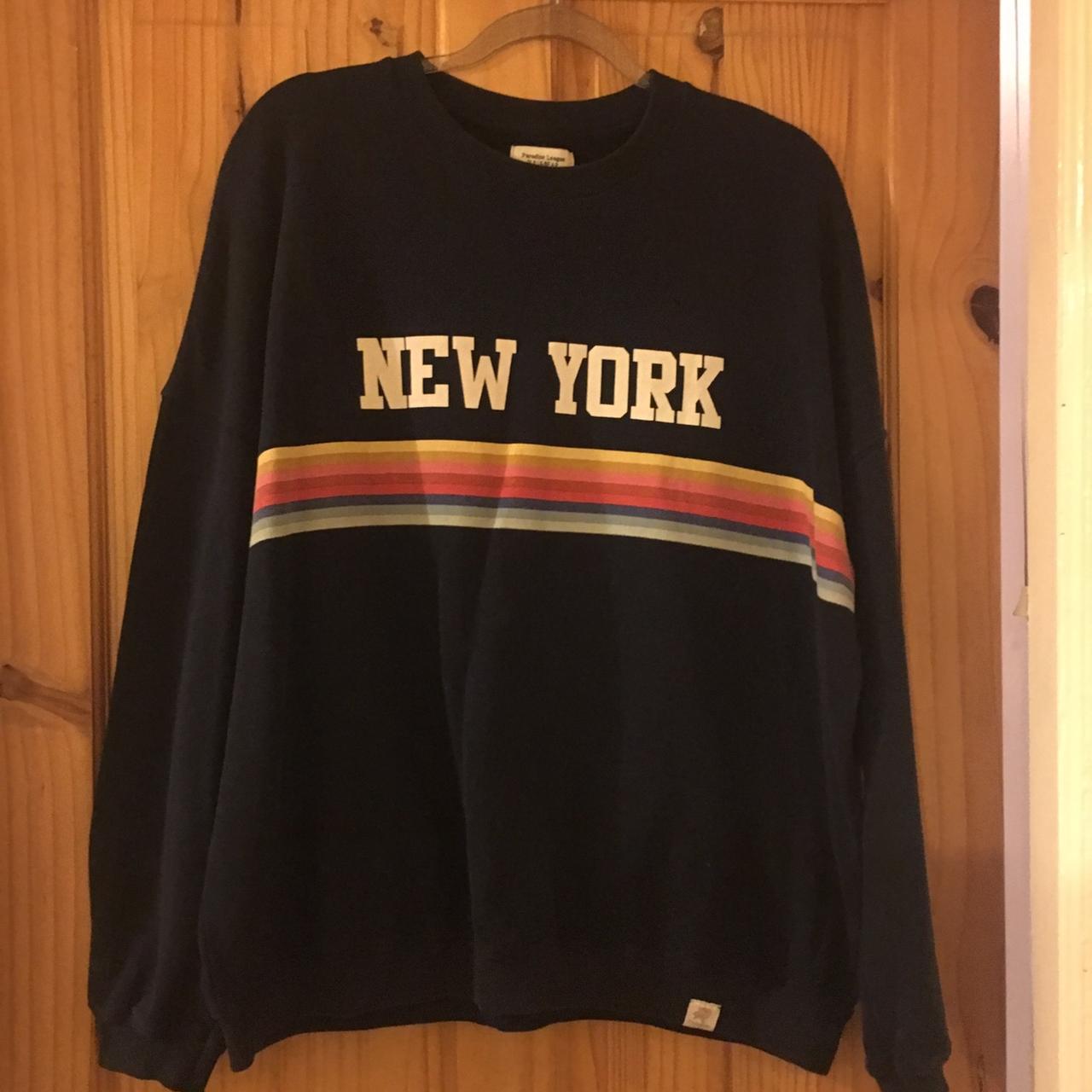 Pull and Bear New York jumper. size large will fit... Depop