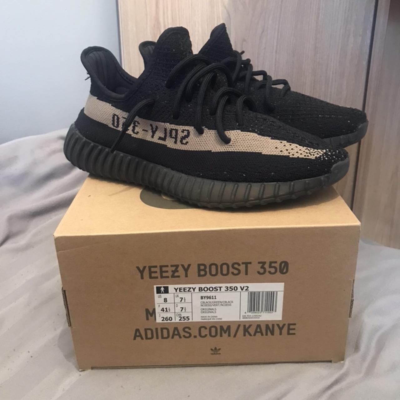 Adidas yeezy boost 350 v2 core black outlet green