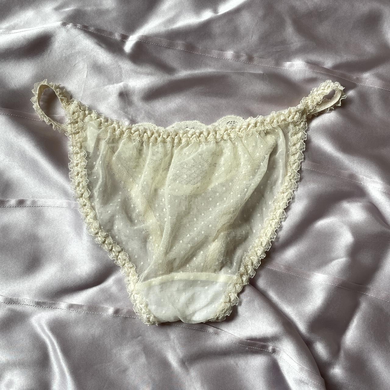 Vintage coquette lace panties 🦋 Never been warn true... Depop