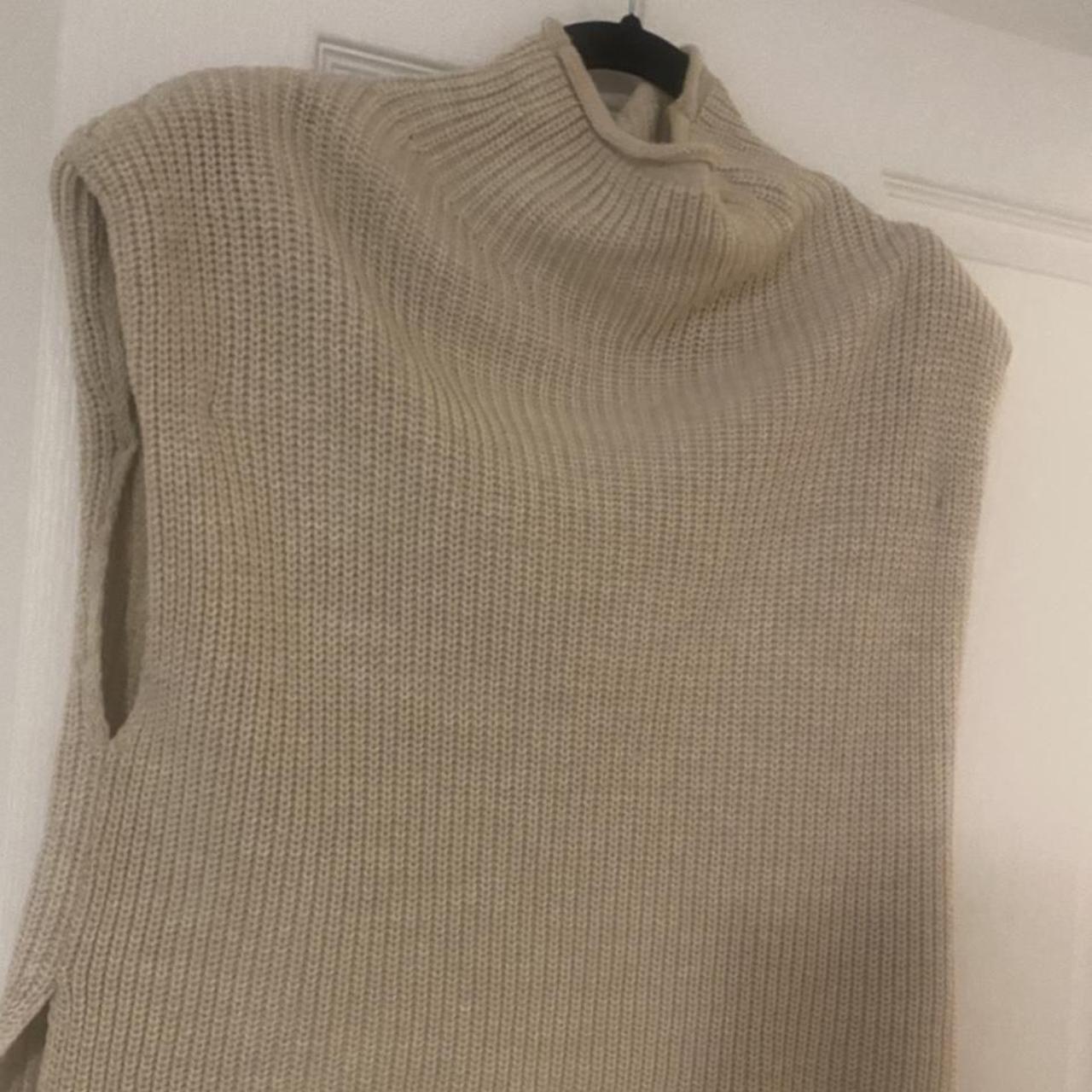 Saffron Barker × In The Style Beige box knit... Depop