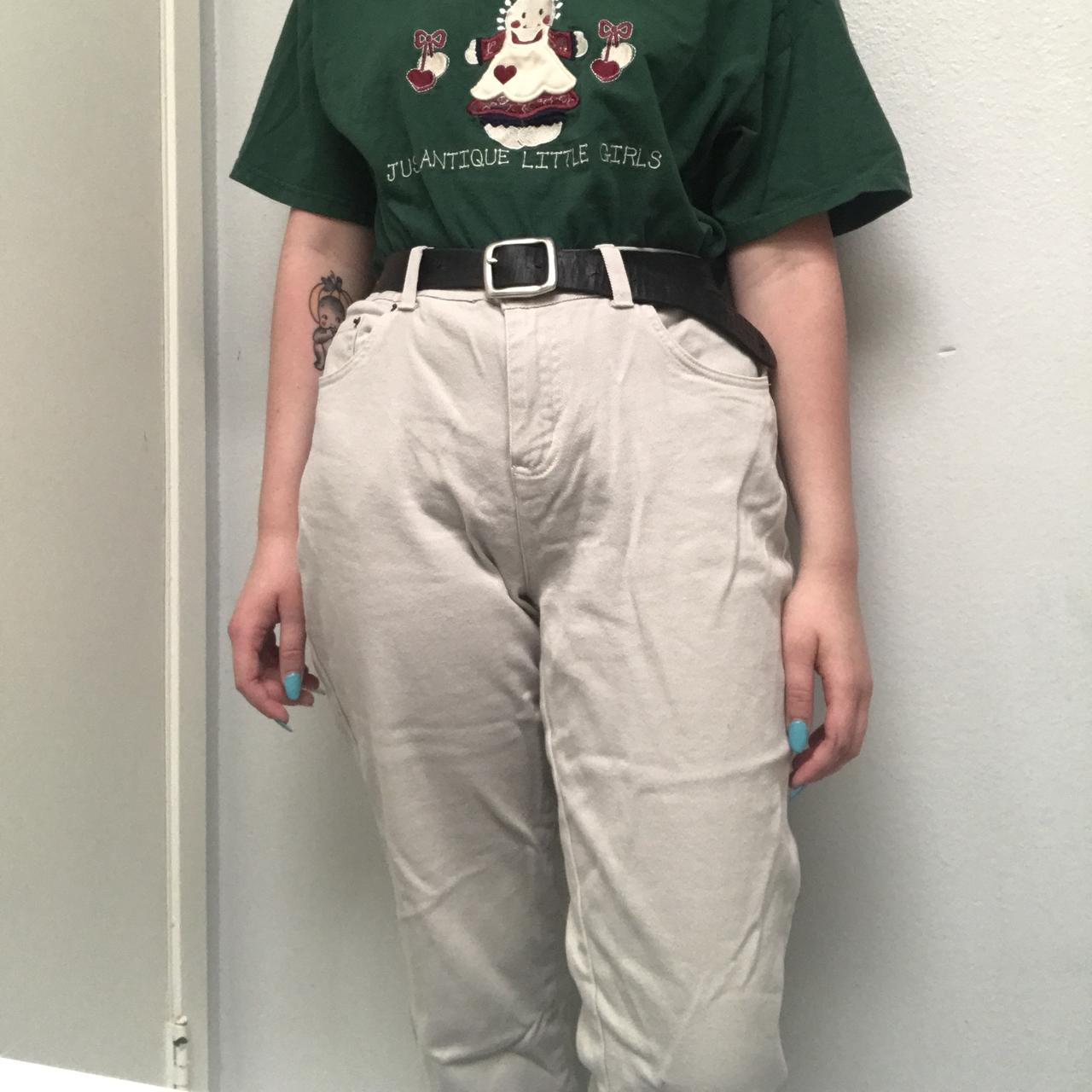 Vintage 90s Khaki Mom Jeans These bad bois are... - Depop