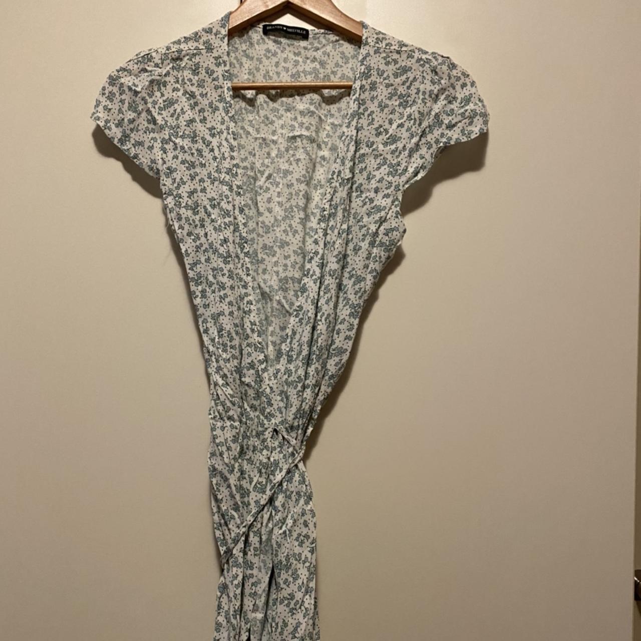 Beautiful brandy Melville wrap dress. Worn once.... - Depop