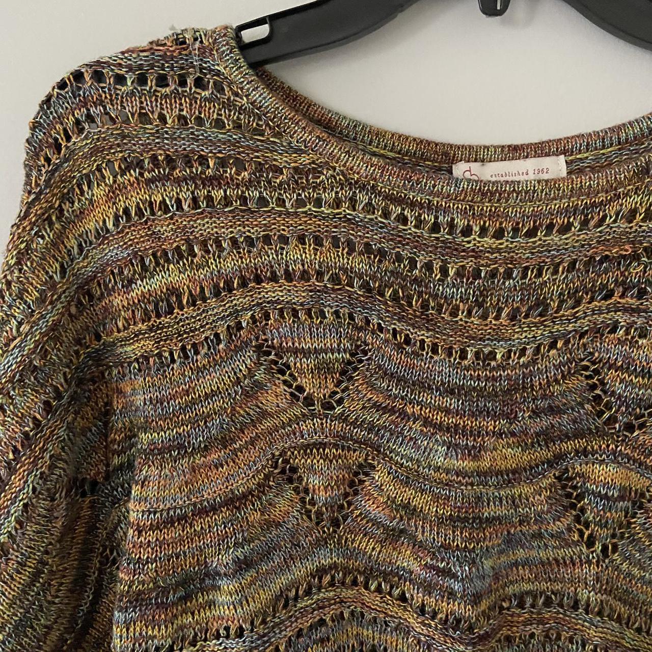 Women's Brown and Tan Jumper (2)