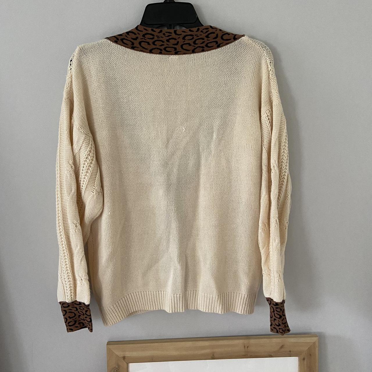 Product Image 3 - Cream cable knit cardigan with