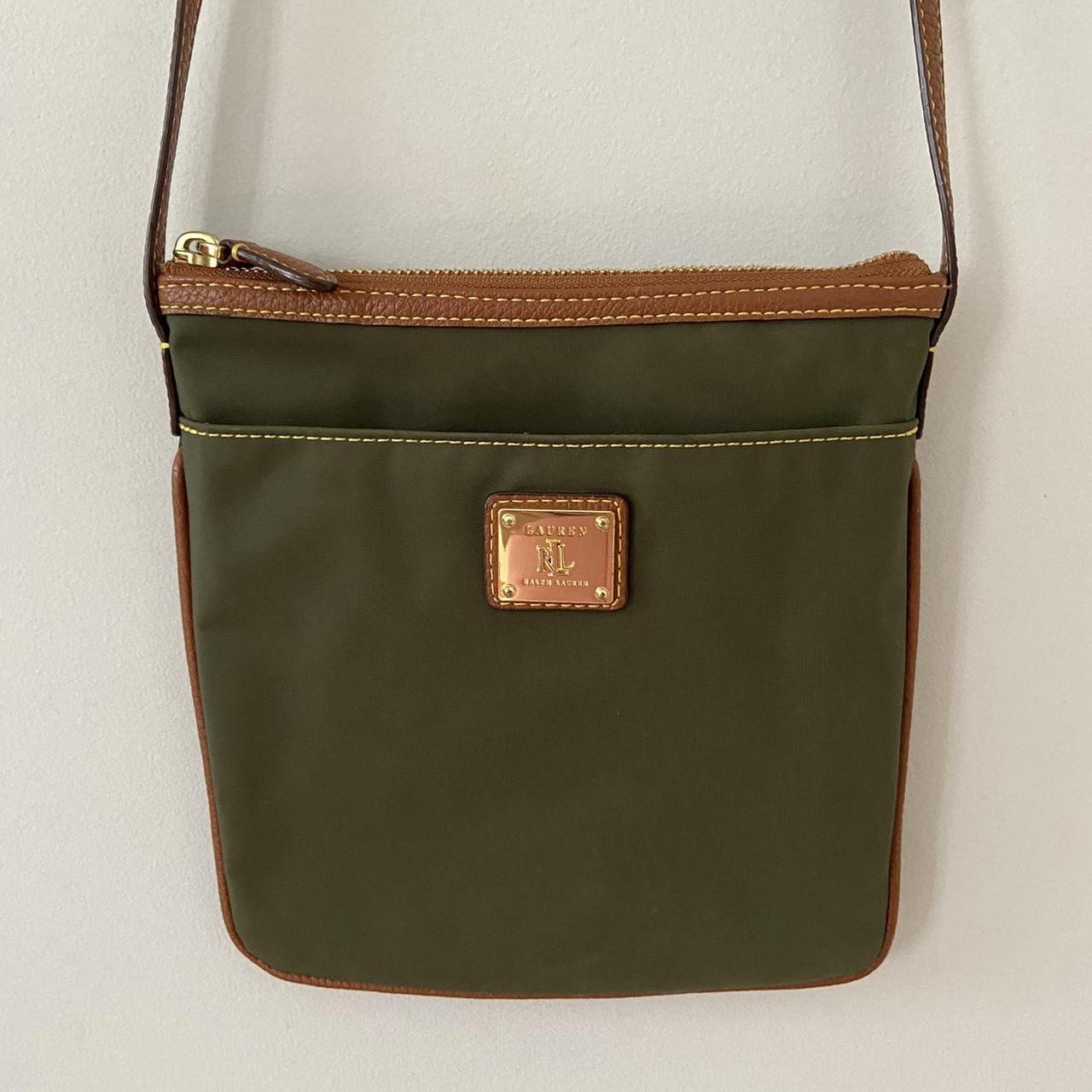 Women's Green and Brown Bag (3)