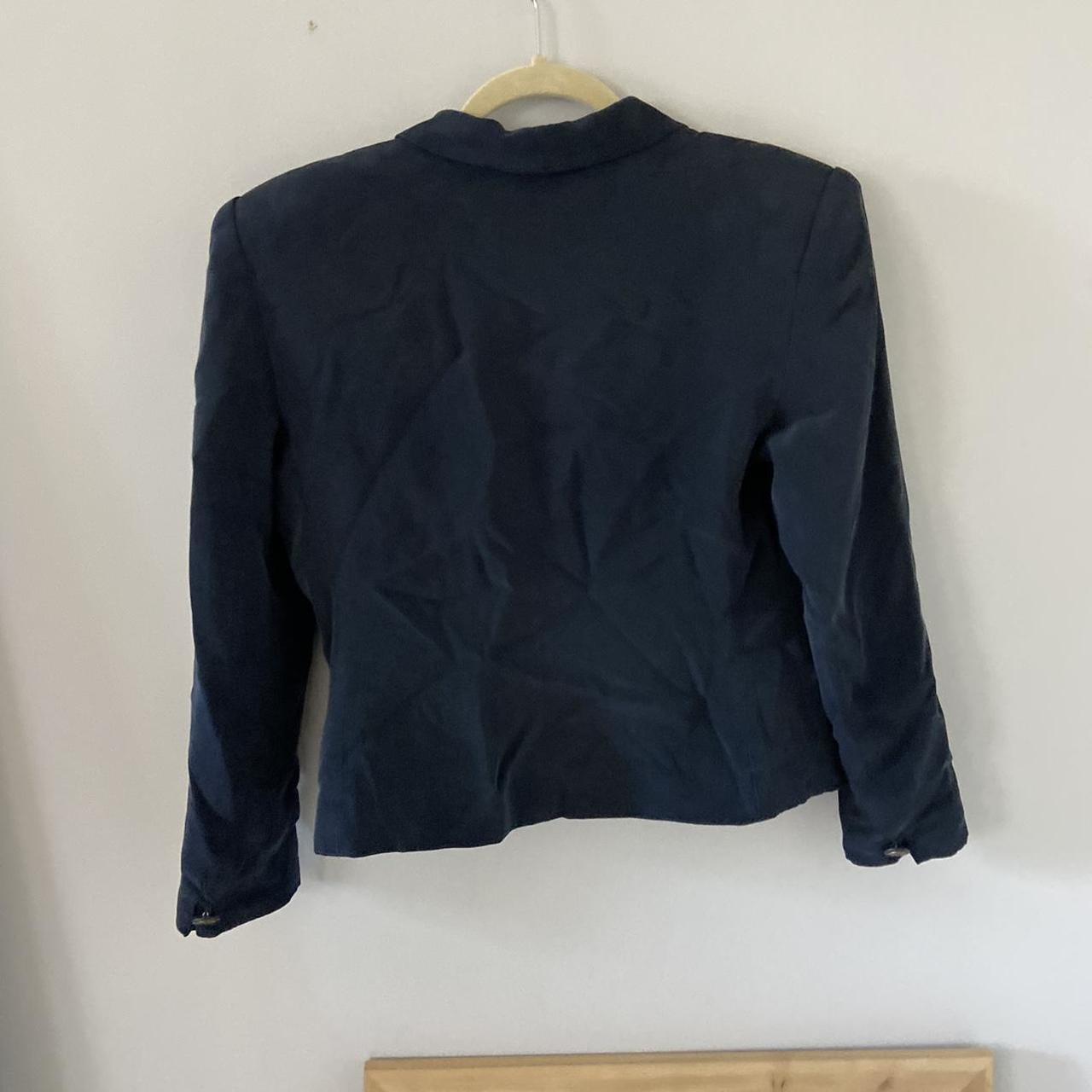 Vintage collared light weight jacket. Loop button... Depop