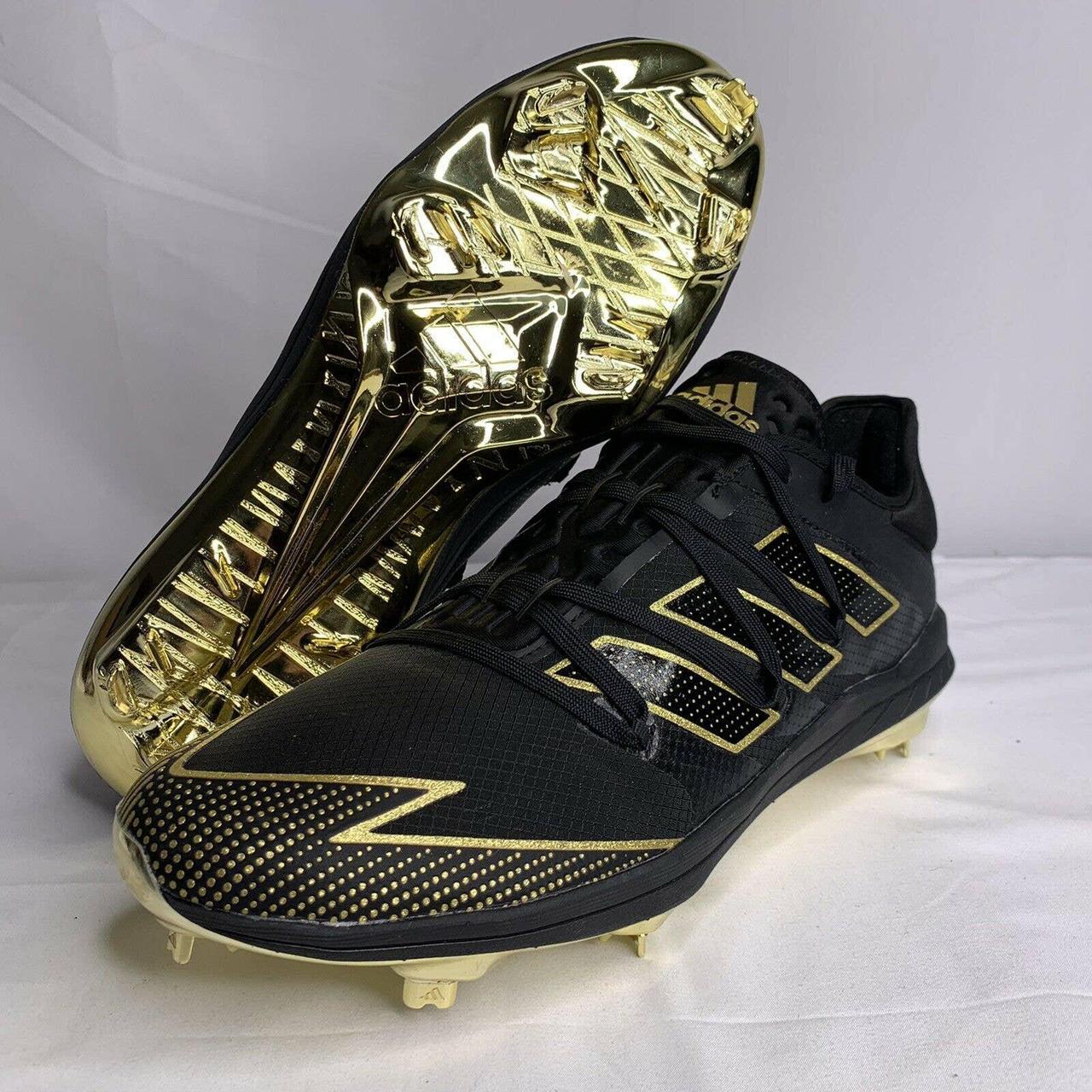 Adidas Afterburner 7 Black Metallic Gold Baseball