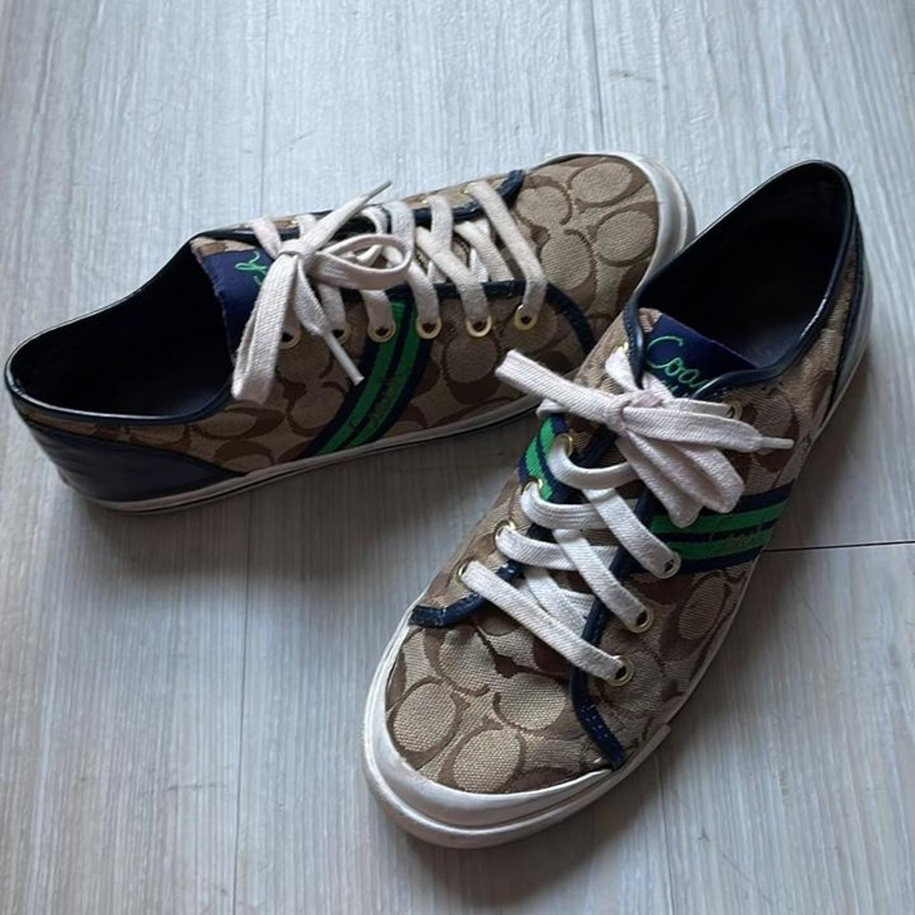 coach shoes green