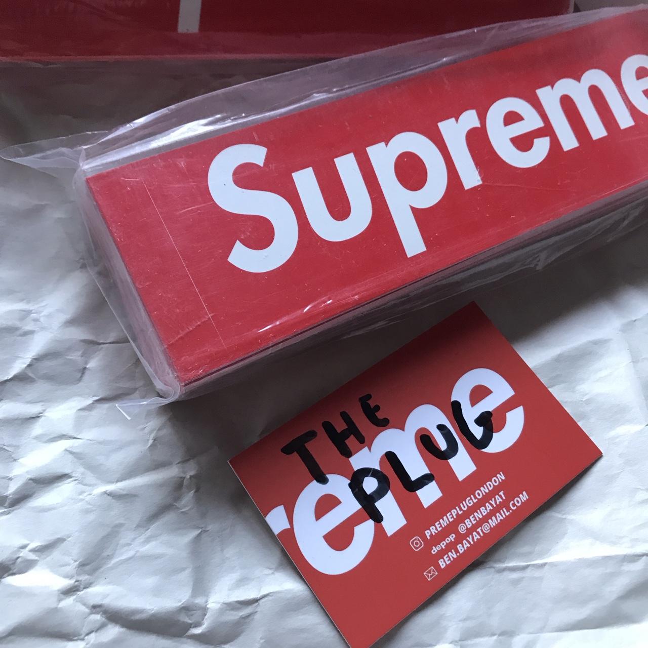 Supreme box logo stickers brick. There is 100