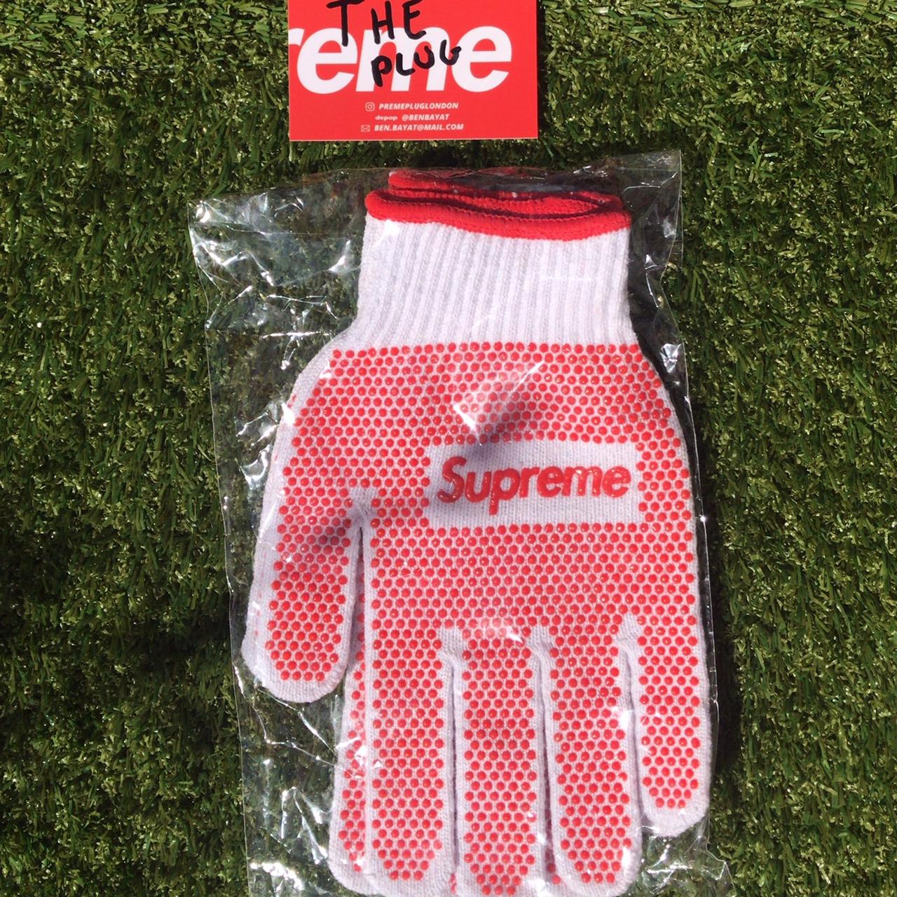 Supreme grip work gloves £35 all in 100 percent... - Depop