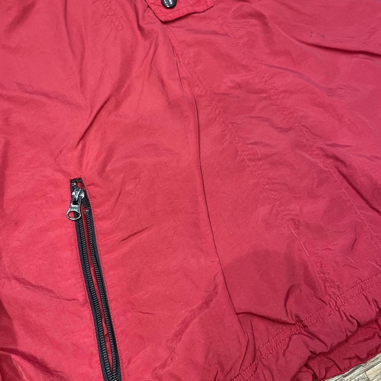 Chaps Ralph Lauren Windbreaker Jacket - Red Size -... - Depop