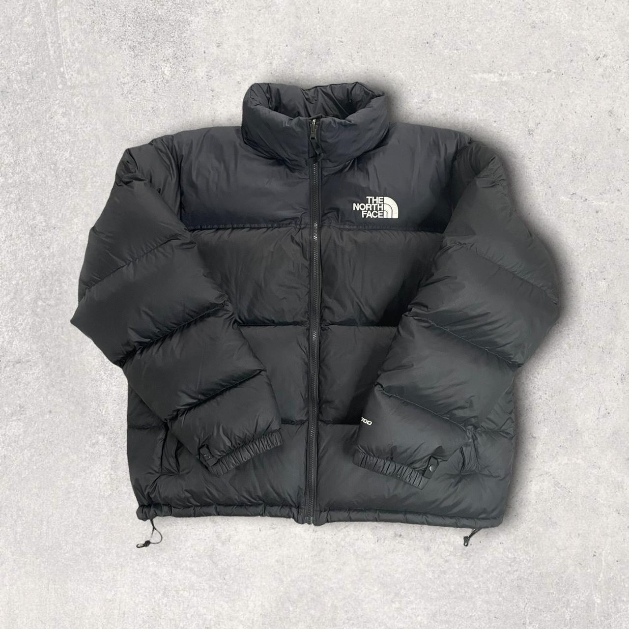 Black North Face Puffer Jacket Nuptse 700 Size -... - Depop