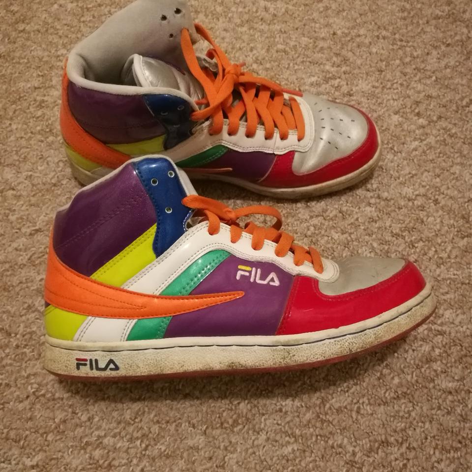 Colourful 2024 fila shoes