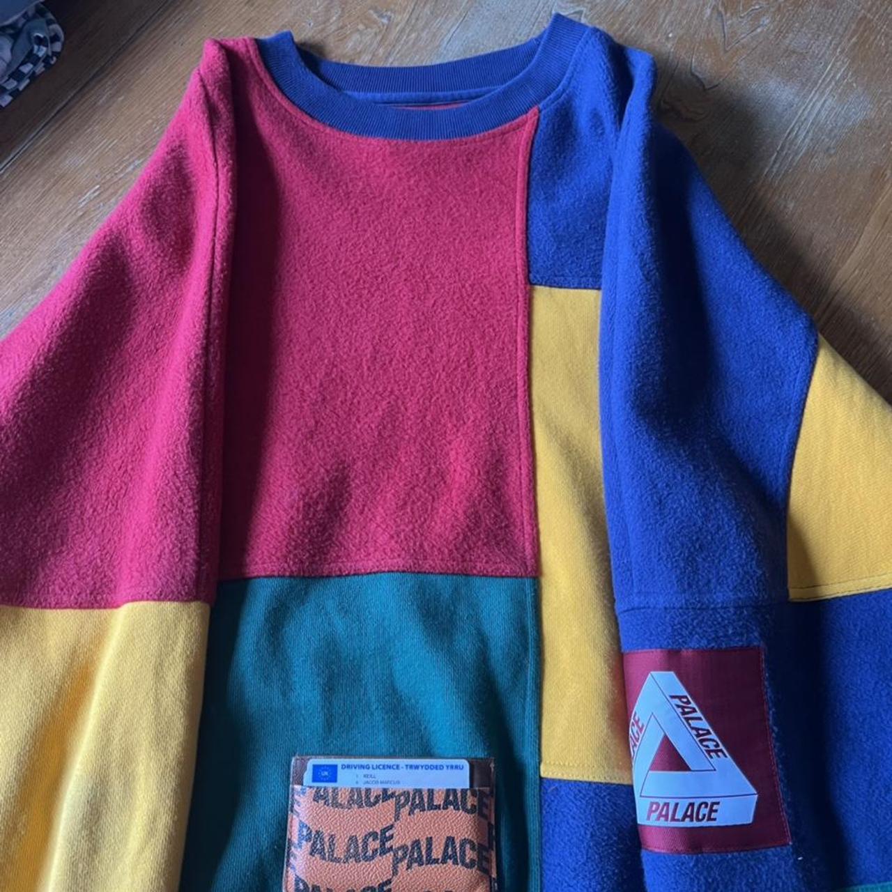 Palace patch up ya life Crewneck Size large Unwashed... - Depop