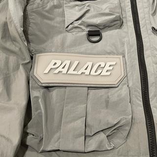 Palace SS19 Utility Iridescent Jacket + Vest in Grey... - Depop