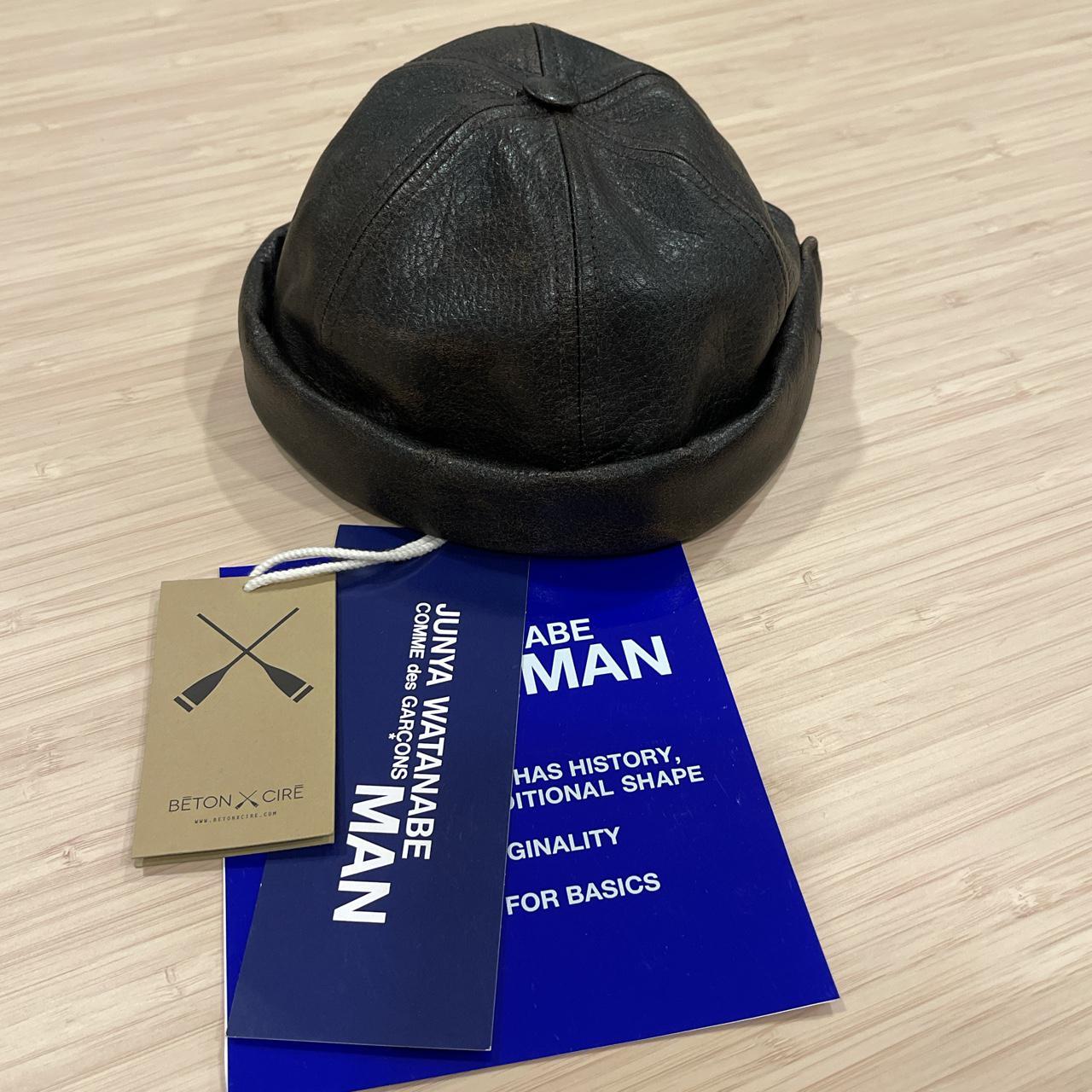 Junya Watanabe Black Beton Cire Edition Corduroy Miki Cap