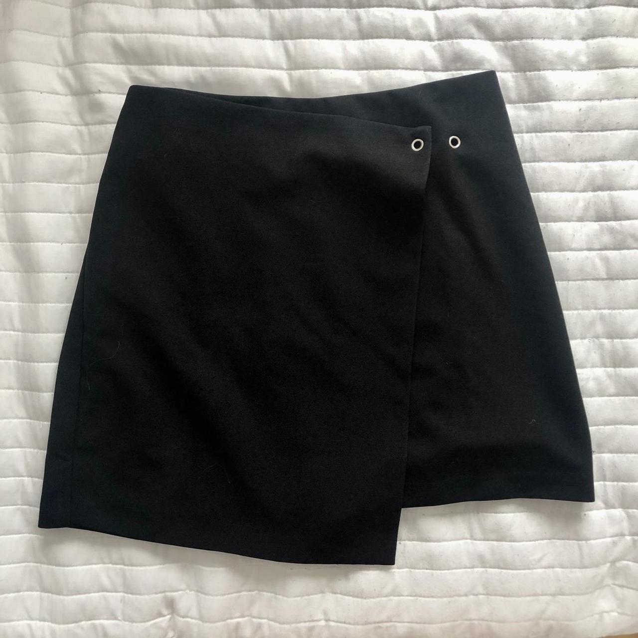 LUSH Clothing Women's Black Skirt | Depop