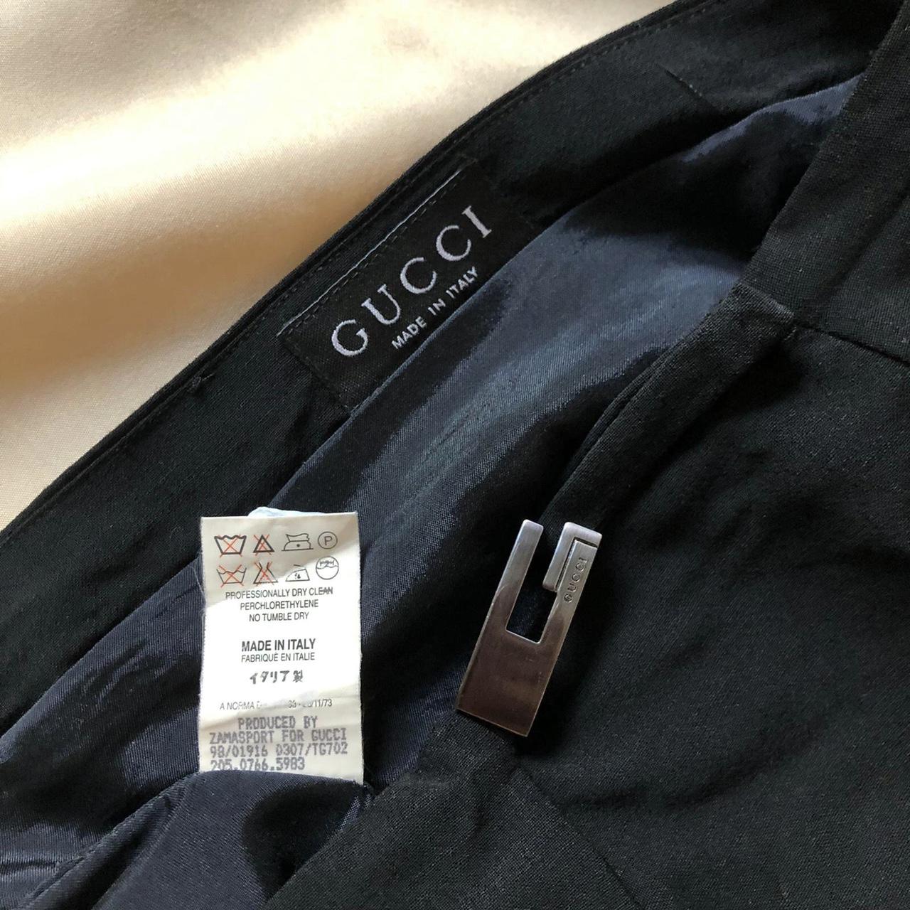 [🔥RARE] GUCCI 90’s Wool Blend Wrap Skirt (FREE... - Depop