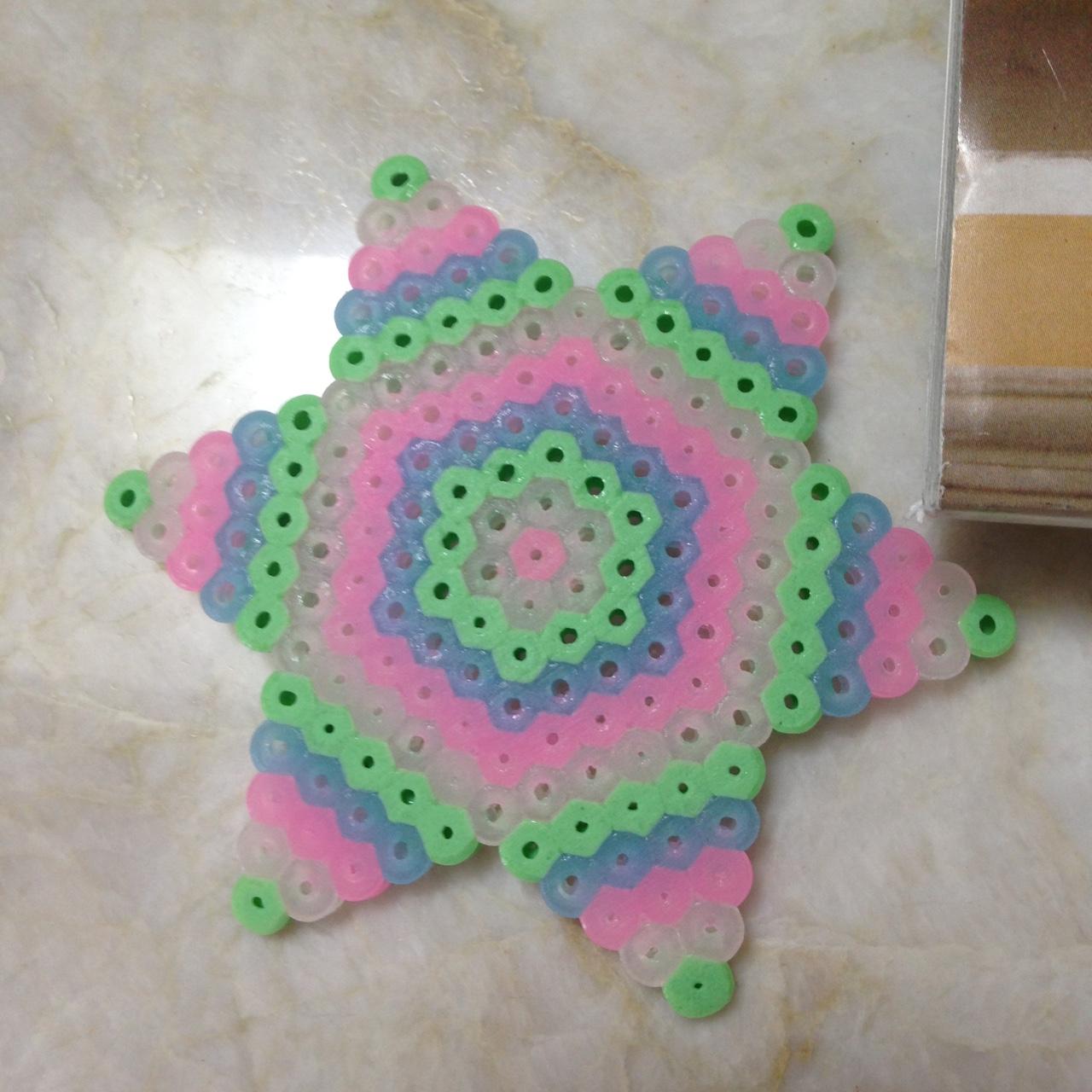 Perler bead star
