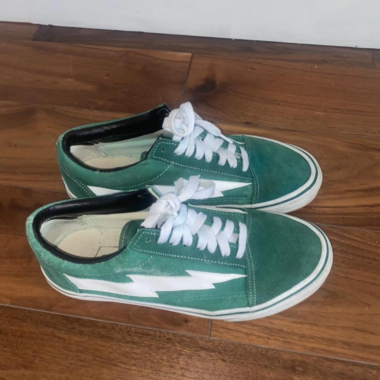 green lightning bolt vans