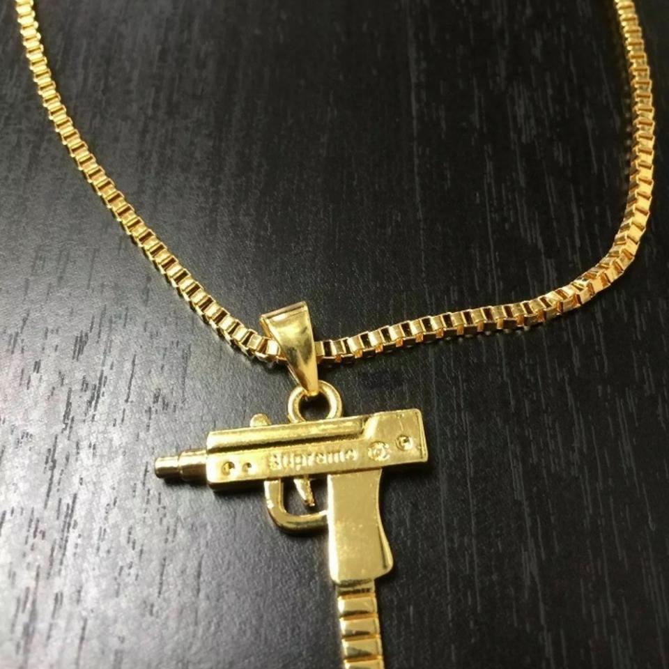 Uzi chain deals pendant