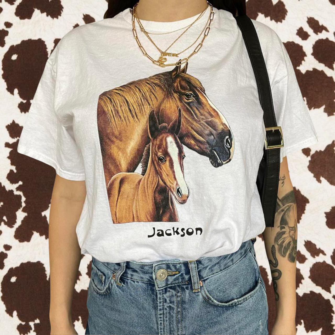 Horse girl energy Jackson tee🖤 Model 5’8 ️Brand... Depop