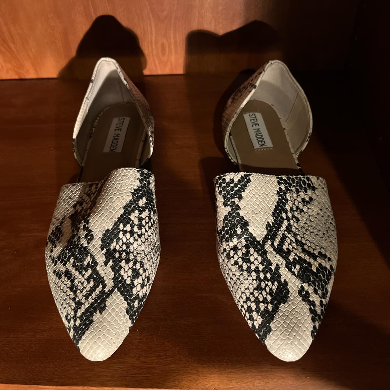 Steve madden snakeskin loafers on sale