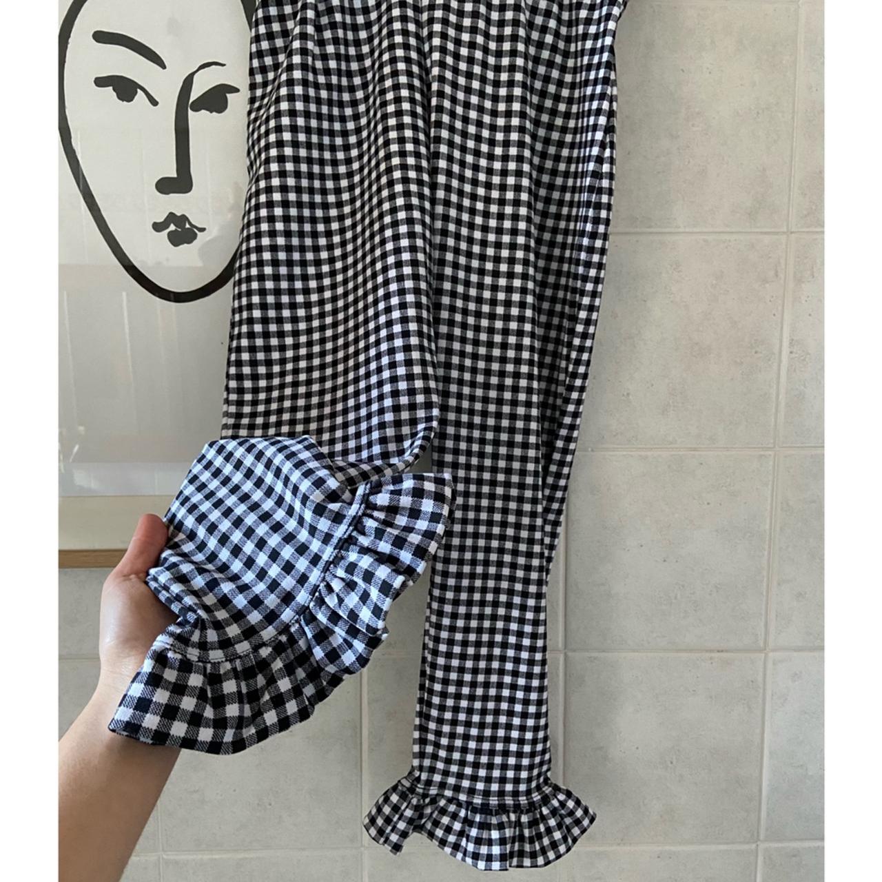 Pantaloni Da Cuoco E Da Fornaio Stretch Nero/bianco - Foto 3