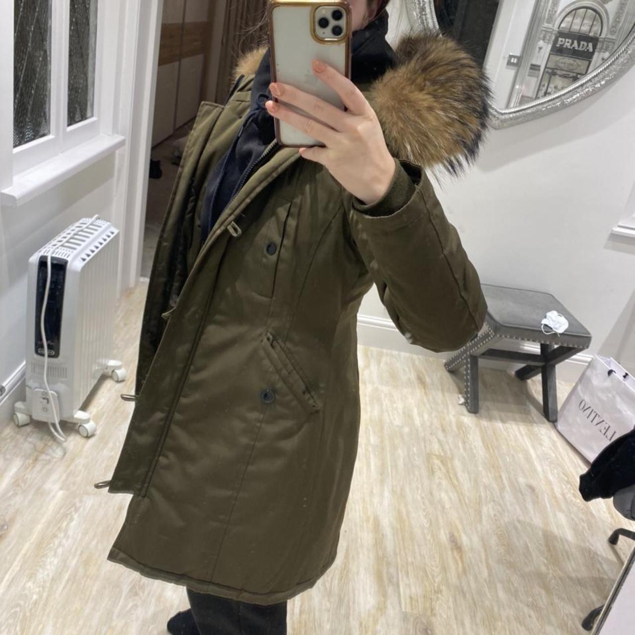 Attentif raccoon hot sale fur coat