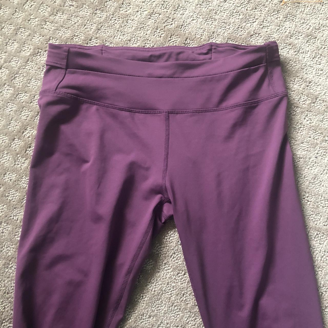 Small Purple/Magenta Fabletics Legging - Depop