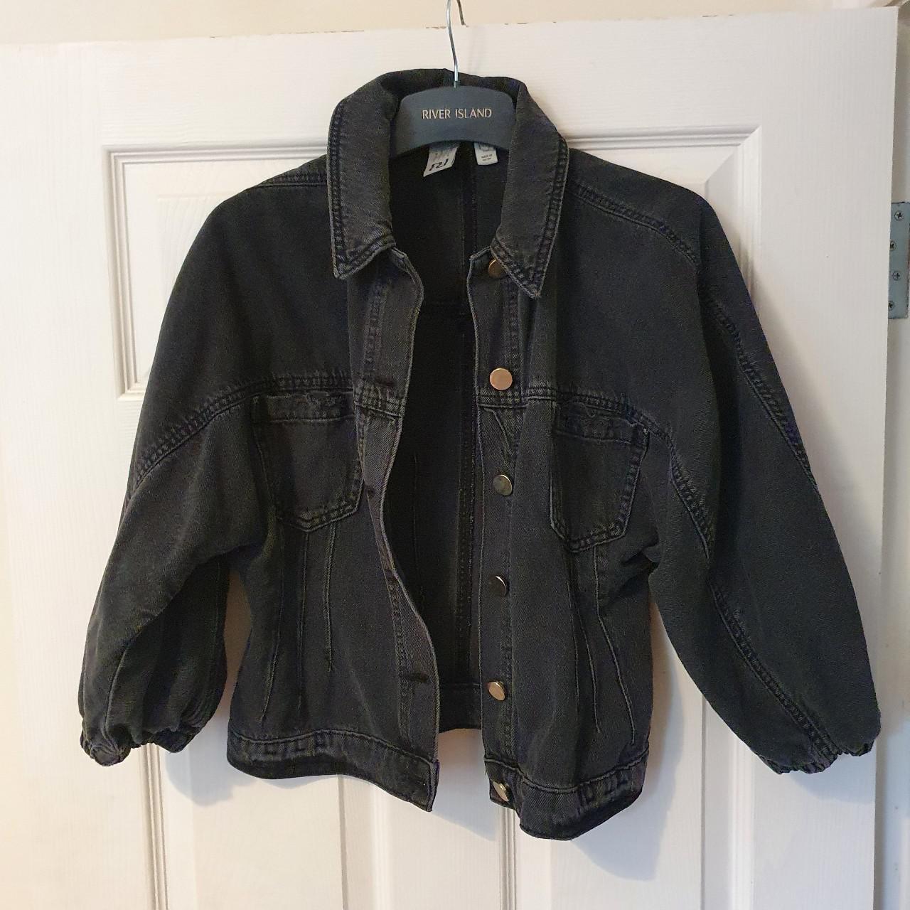 Black denim jacket river clearance island