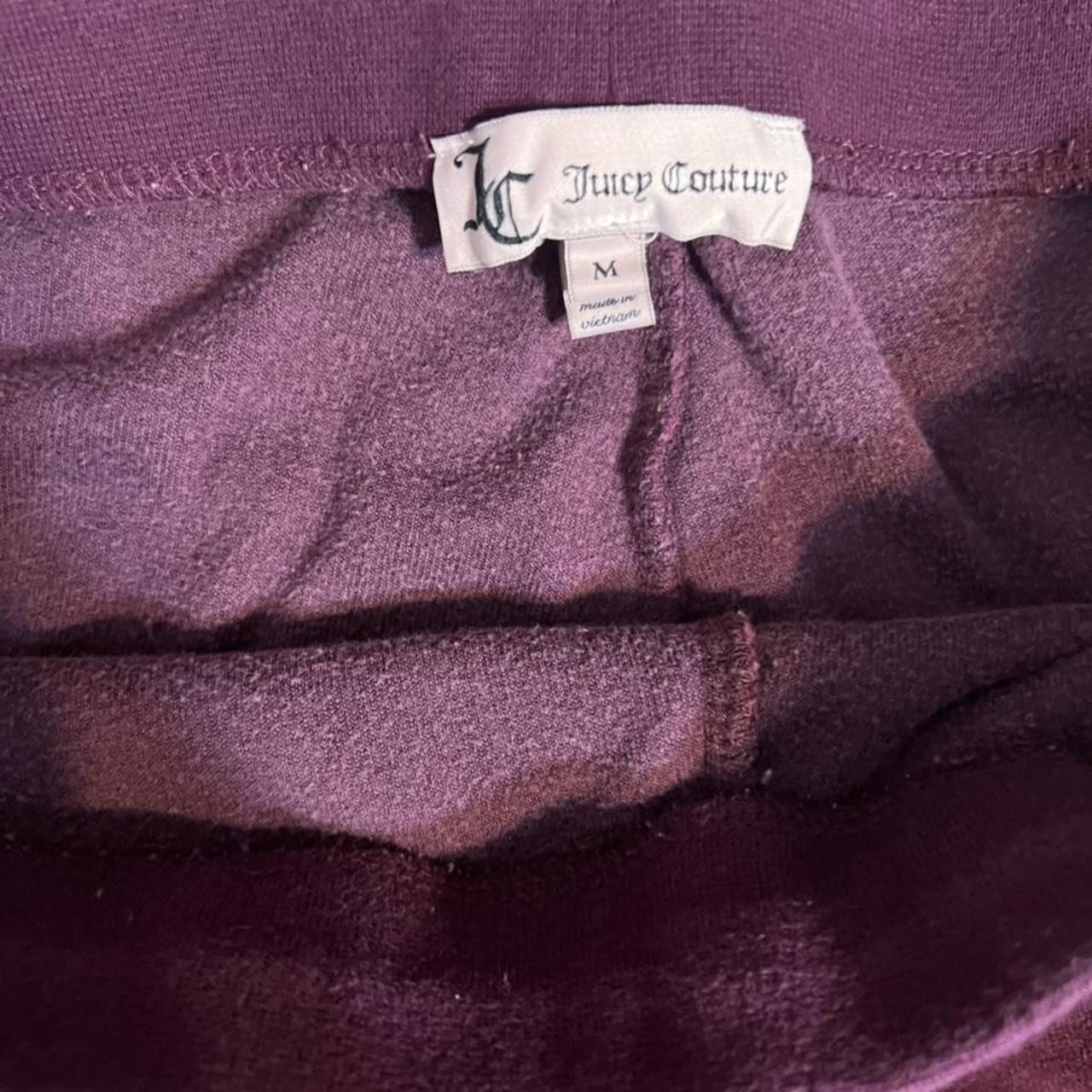 Purple juicy couture velour suit - thrifted// size... - Depop