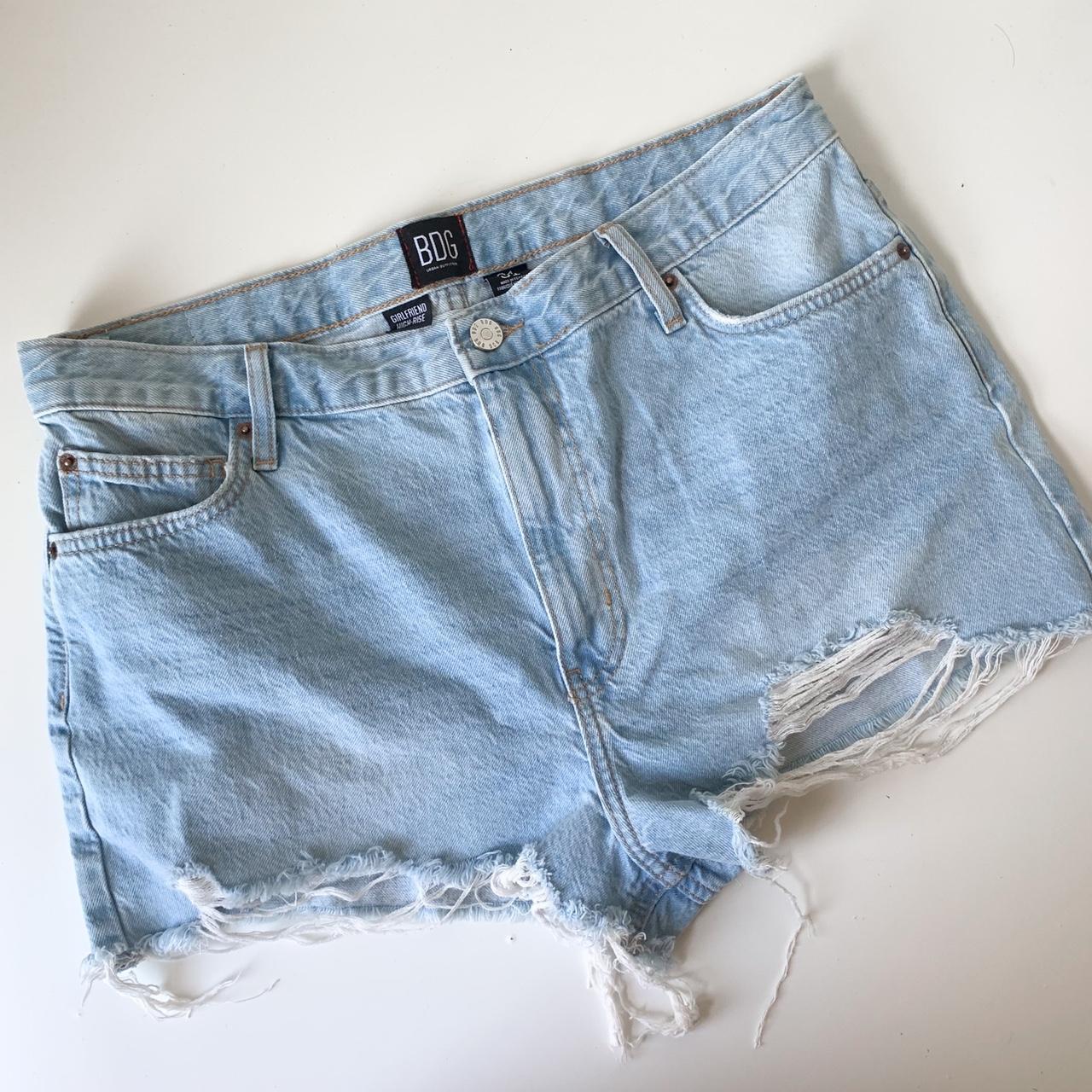 Urban Outfitters girlfriend high rise distressed... - Depop