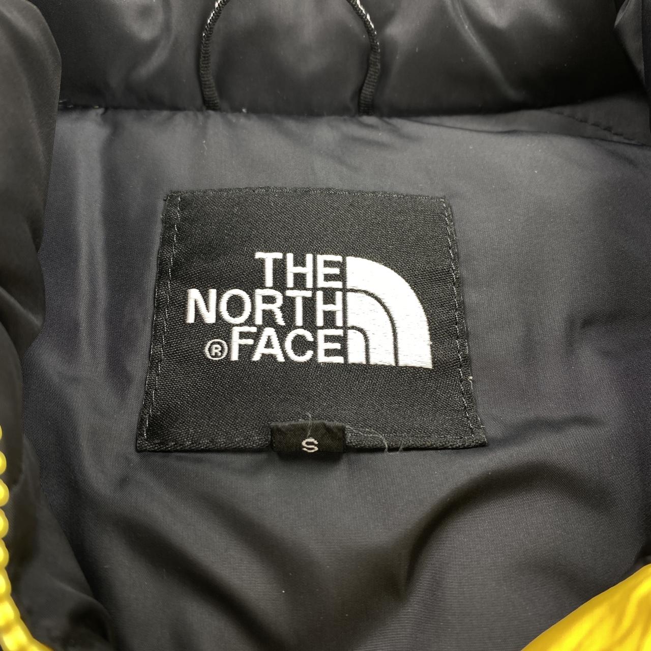 (SKU - A419) TNF The North Face Black and Yellow... - Depop