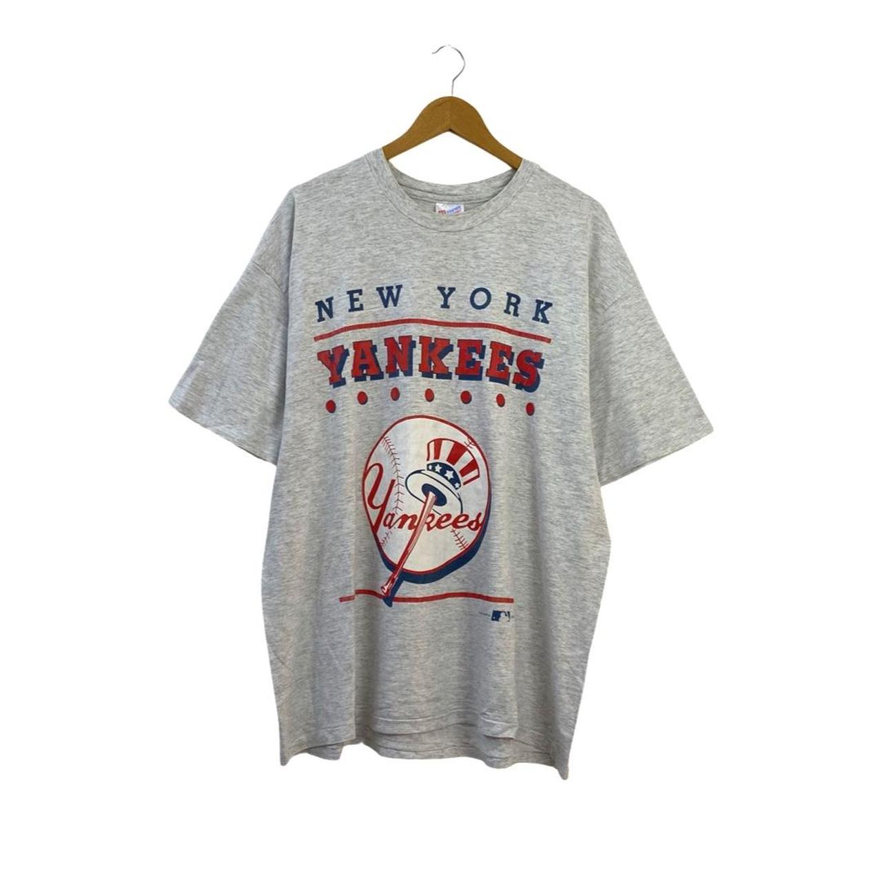 Vintage Badger New York Yankees Gray Short Sleeve T Shirt Men's Size S -  beyond exchange