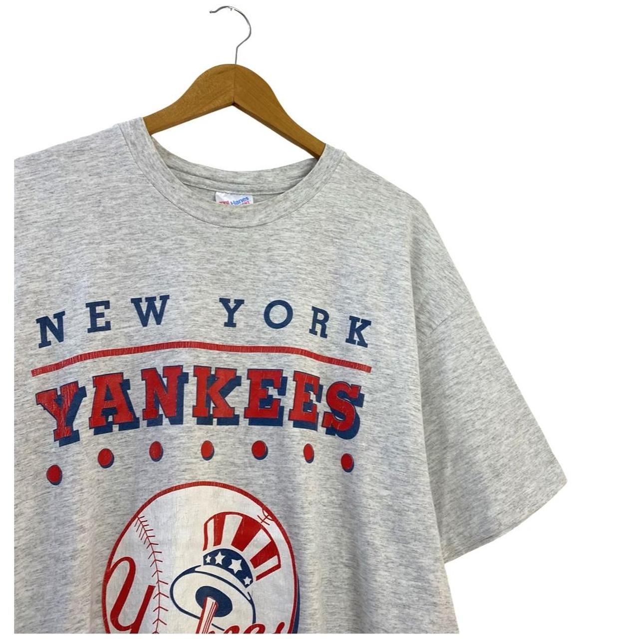 Vintage Badger New York Yankees Gray Short Sleeve T Shirt Men's Size S -  beyond exchange
