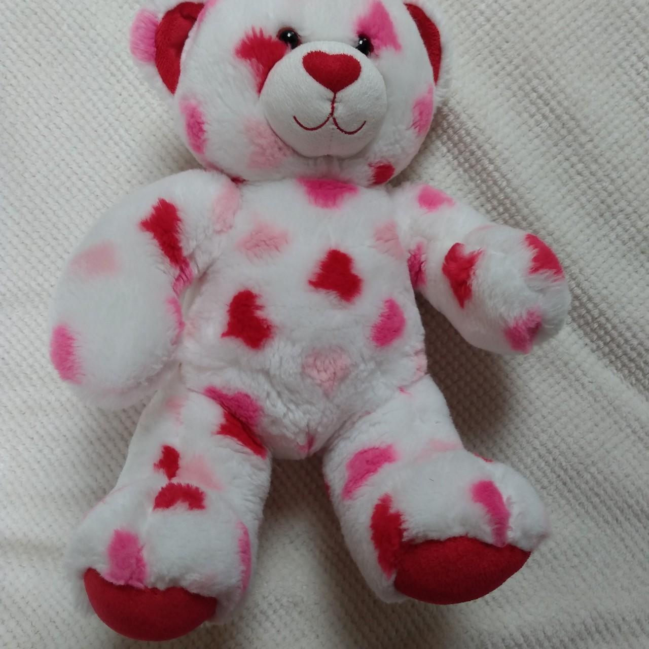 Build a Bear workshop teddy white covered in love... - Depop