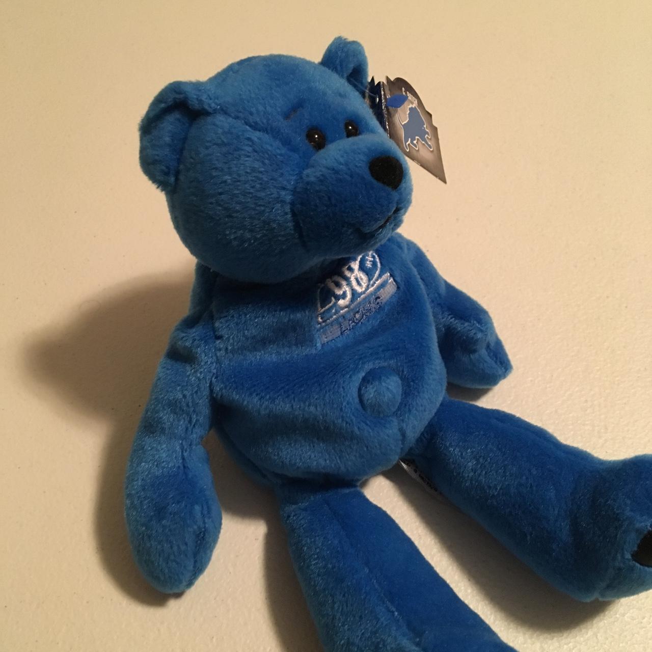 Limited Treasures Plush Bear .. Detroit Lions' Charlie Batch #10