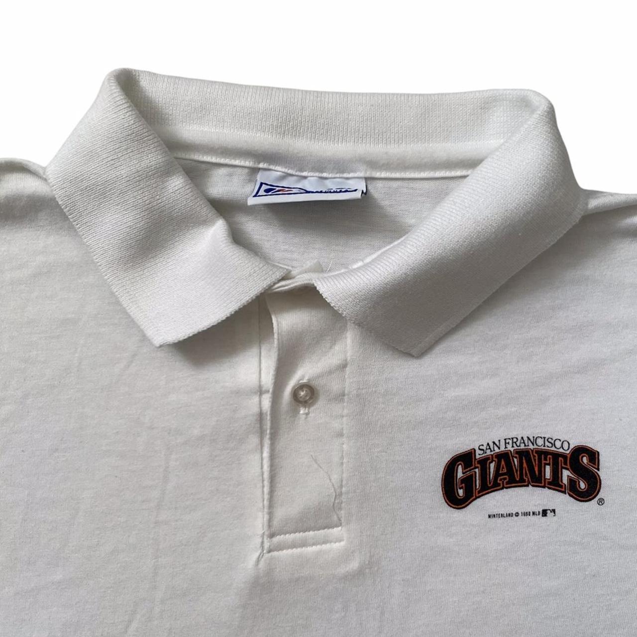 1989 San Francisco Giants polo shirt Sz large made - Depop