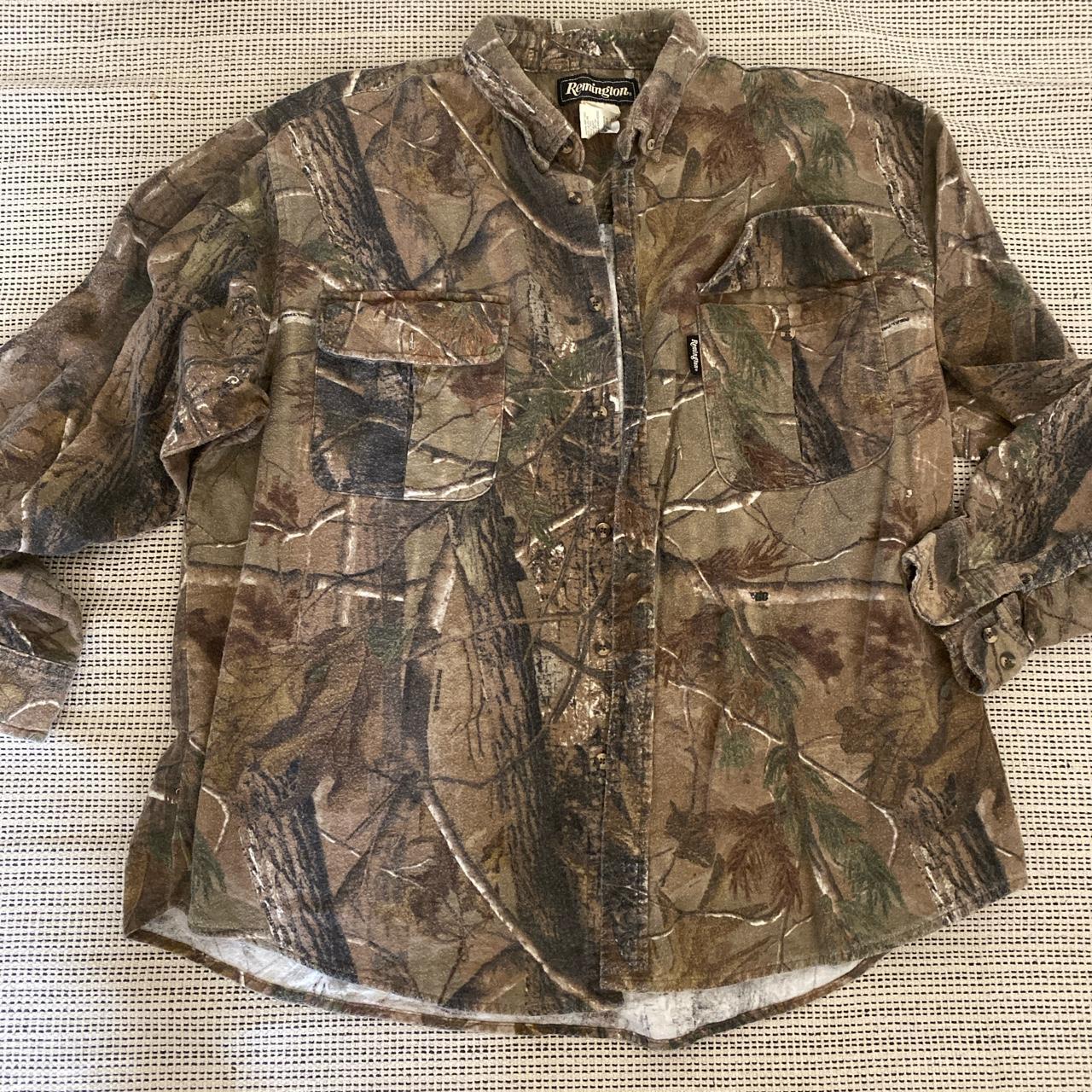 Remington men’s camouflage button up size 2 XL - Depop