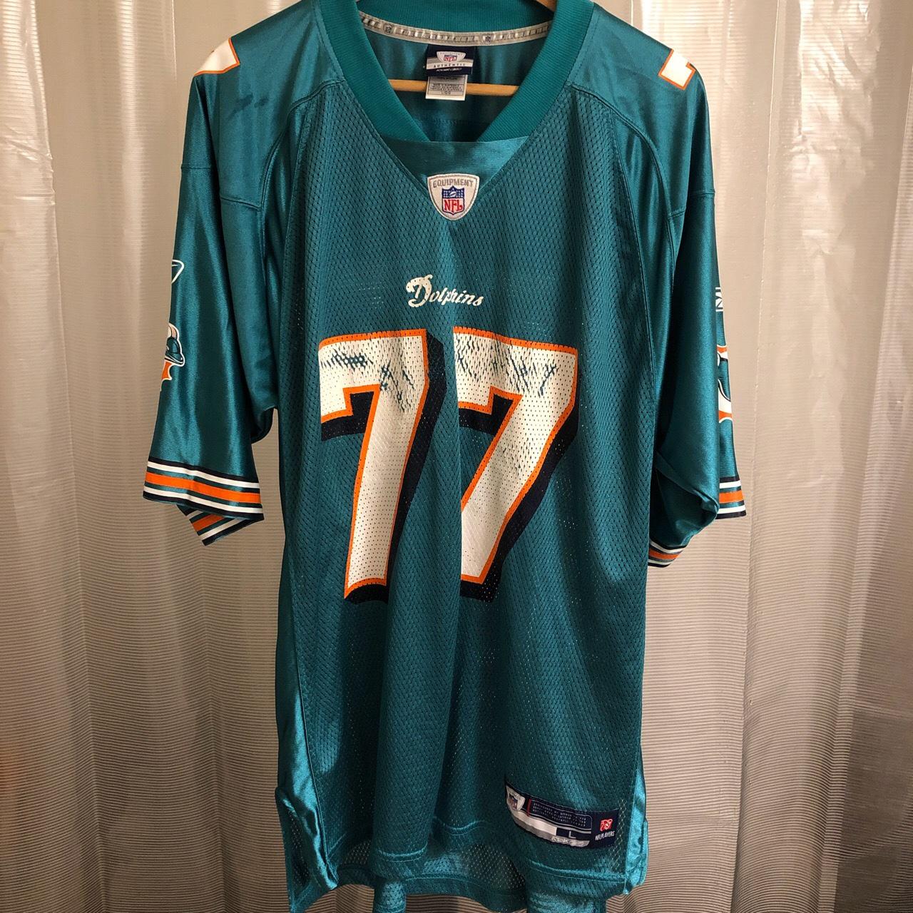 Free shipping Vintage Miami dolphins jersey - Depop