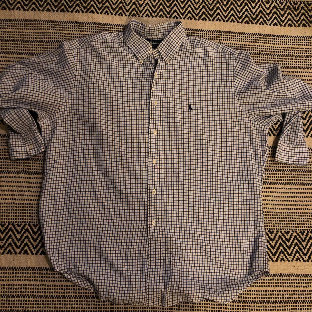 Ralph Lauren Polo Button Up Shirt Yarmouth Size 16 Depop