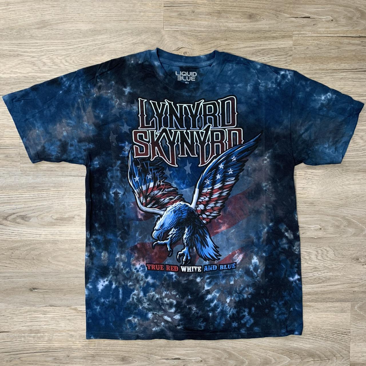 lynyrd skynyrd t shirt tie dye