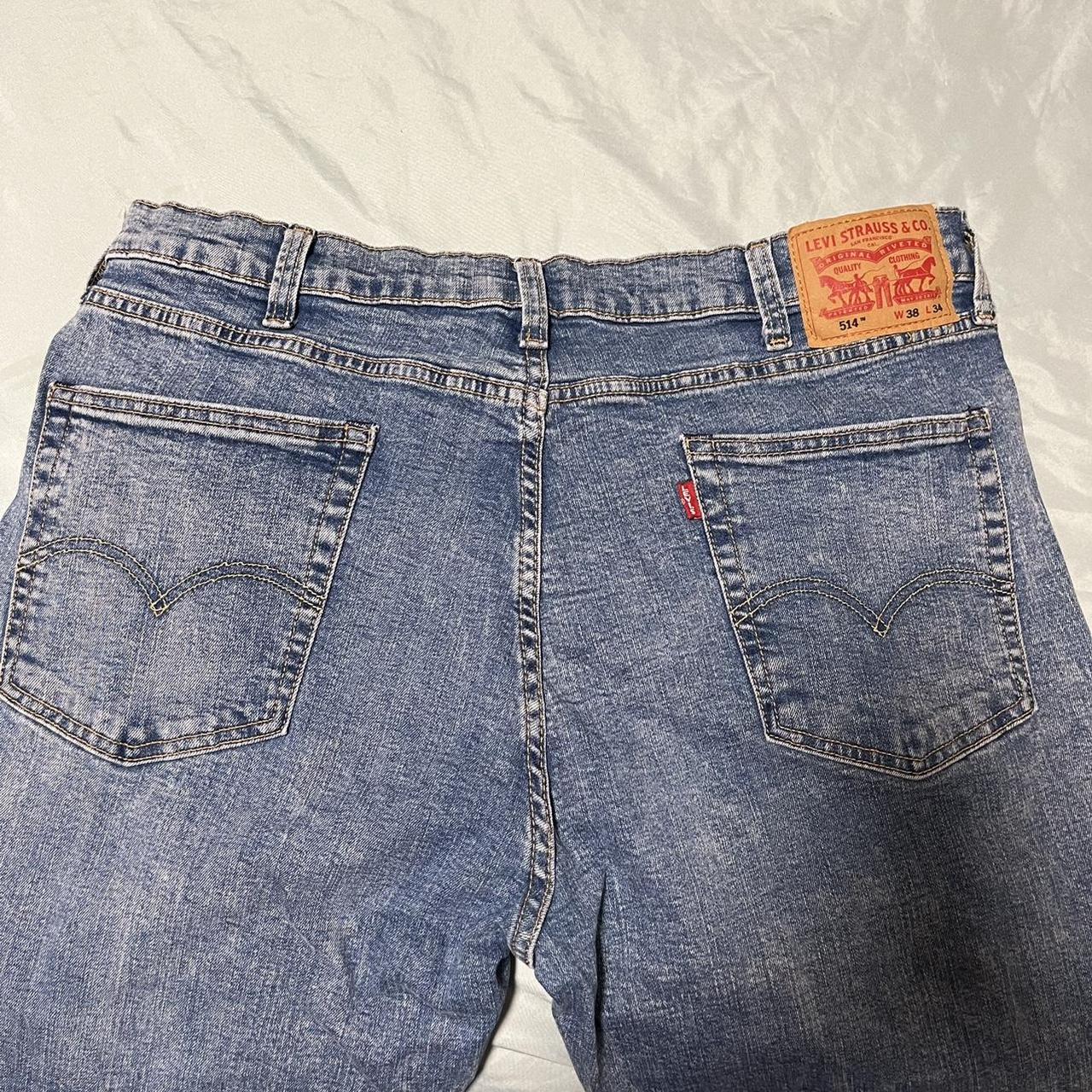 2018 Levi s Premium Denim 514 Size 38 X 34 Rise Depop