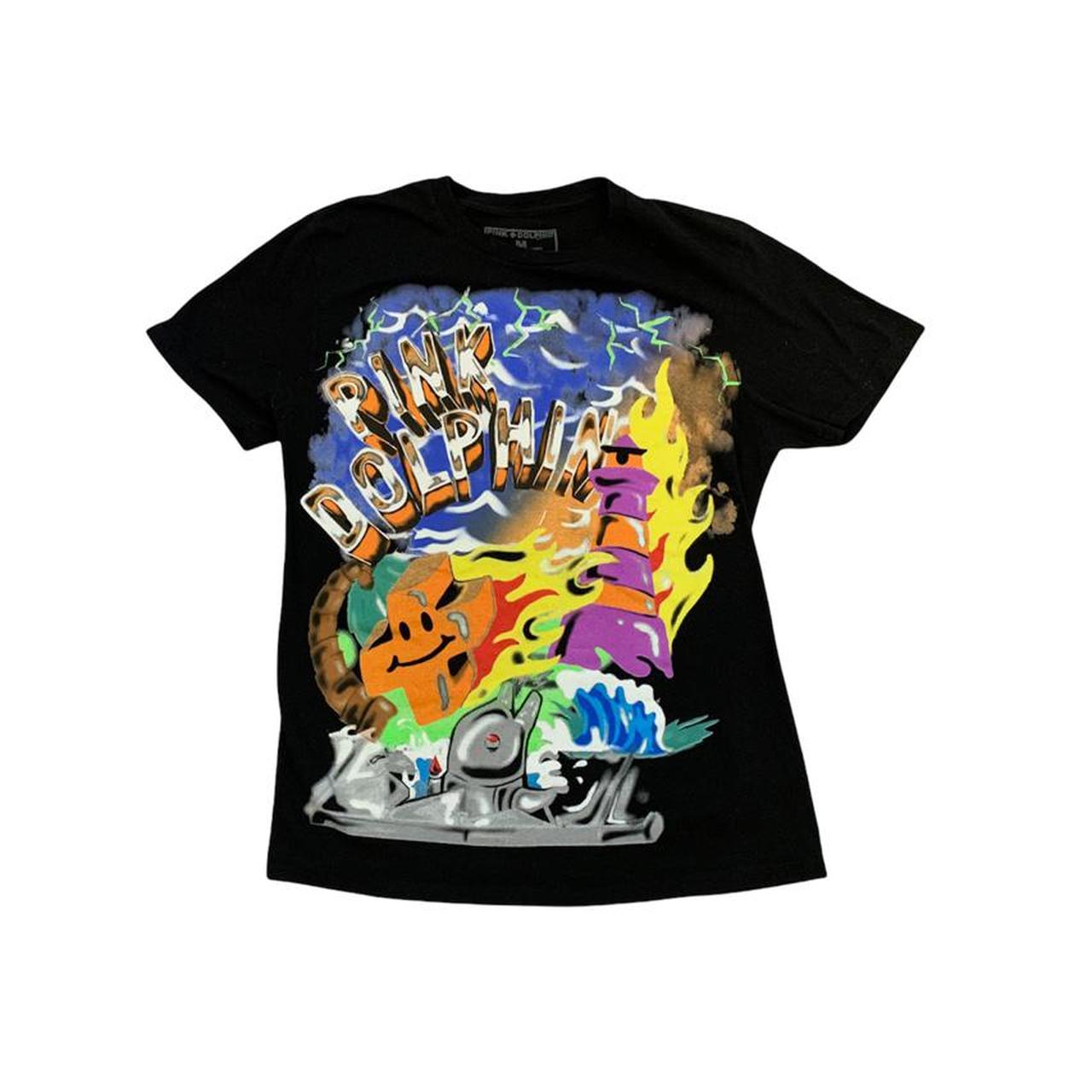 pink dolphin graphic tees